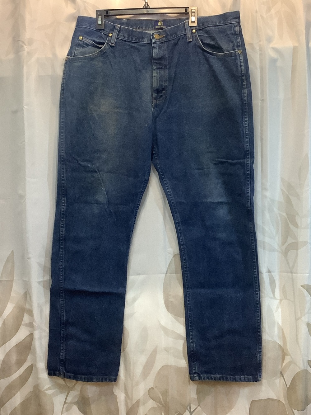 Wrangler Straight Leg Blue Denim Jeans